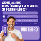 Blanqueador Dental V34 Whitebro – Neutralizador de Amarillo Instantáneo. 60ML - Quintéa