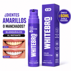 Blanqueador Dental V34 Whitebro – Neutralizador de Amarillo Instantáneo. 60ML - Quintéa