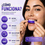 Tiras Blanqueadoras Dentales V34 (14 Unidades) – Elimina el Amarillo y Blanquea tus Dientes en Casa - Quintéa
